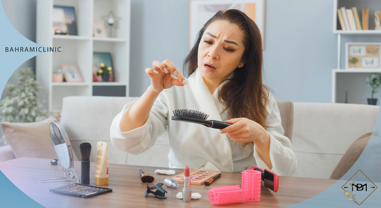 استفاده از شانه و برس کثیف